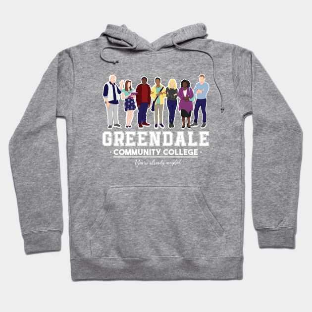 Greendale Community College Hoodie by Limey Jade 